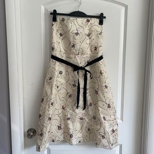 Kay Unger strapless dress